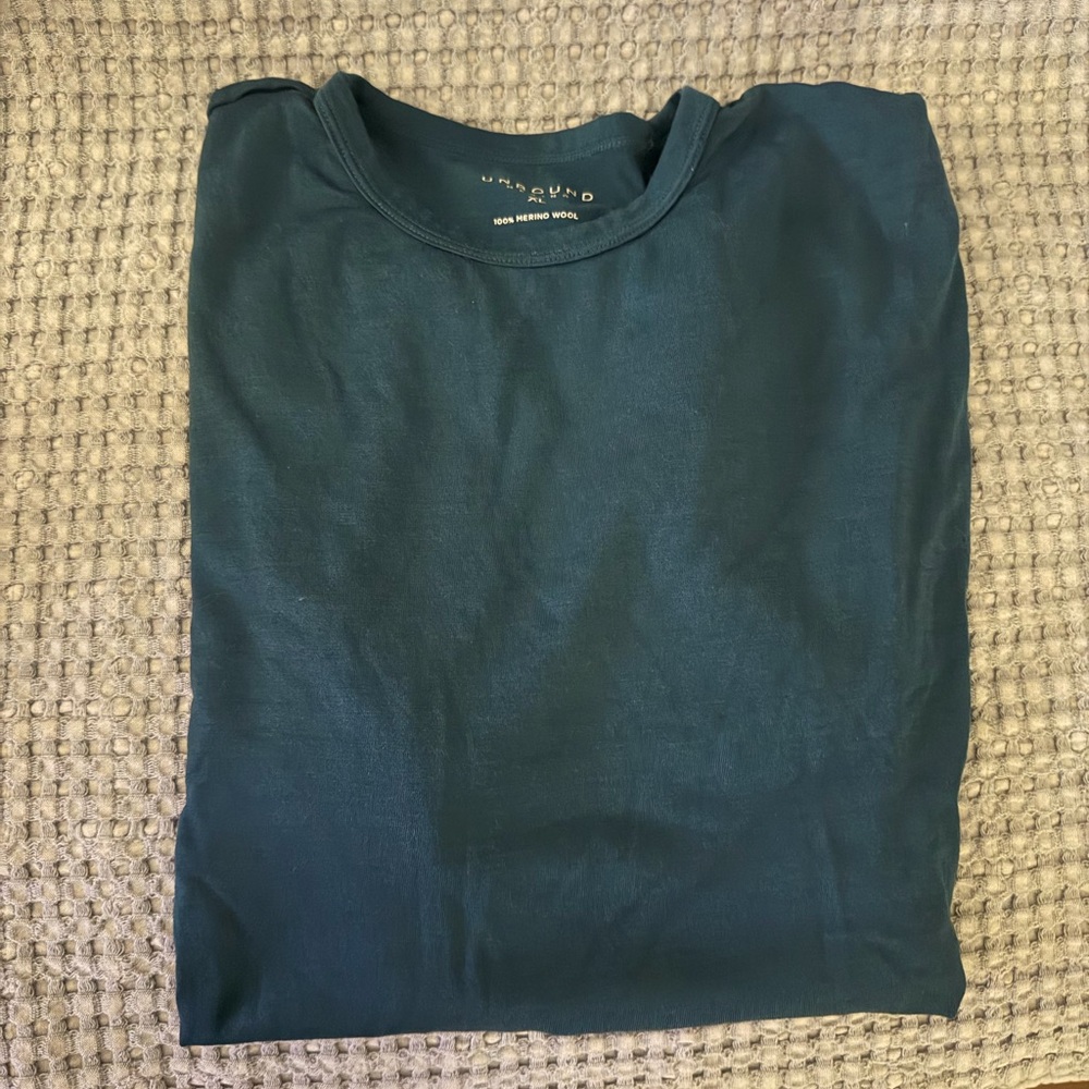 Men's Teal Crew Neck T-Shirt
